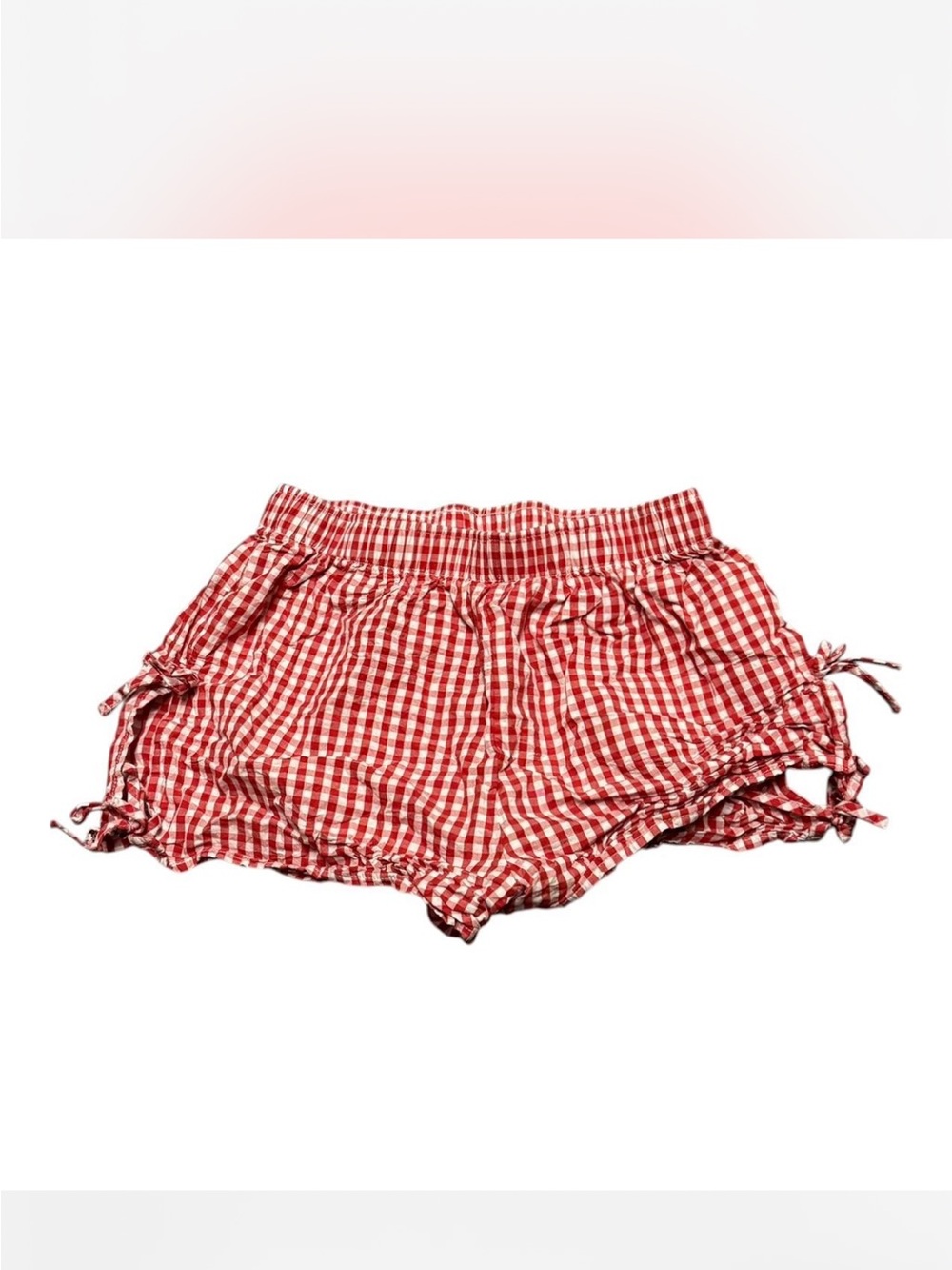 Red Gingham Women's Shorts